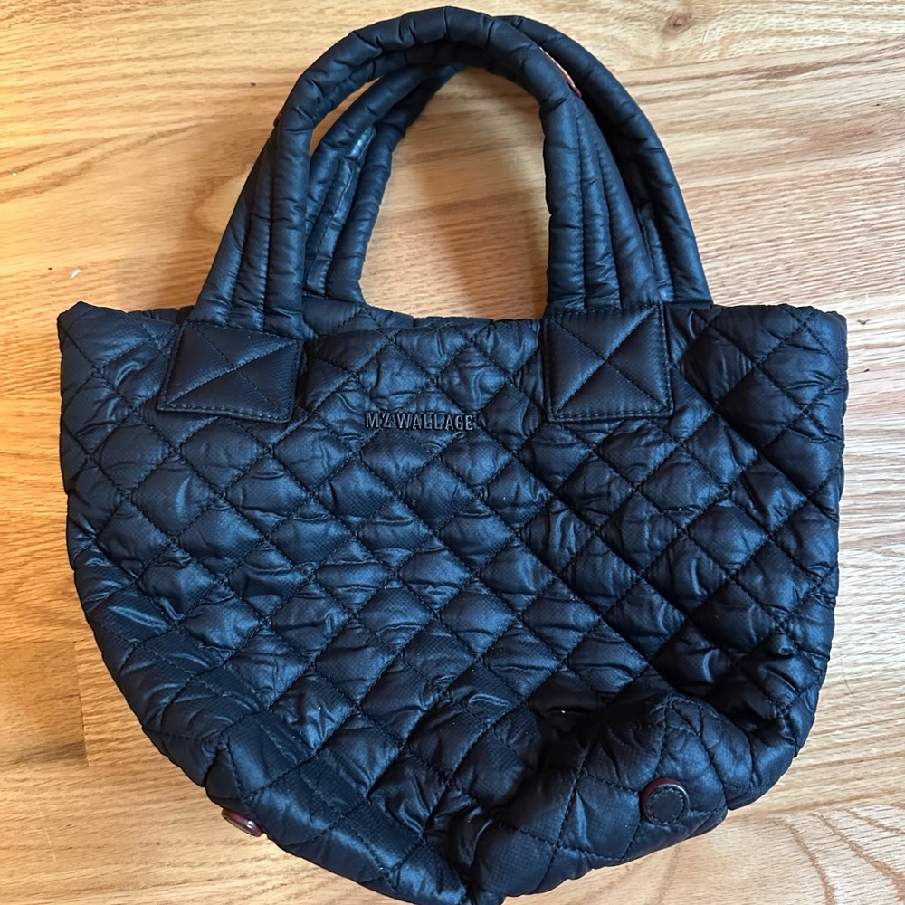 MZ Wallace Black Quilted Tote